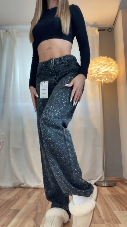 Sophia | Glittrande Jeans