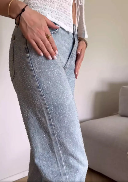 Sophia | Glittrande Jeans